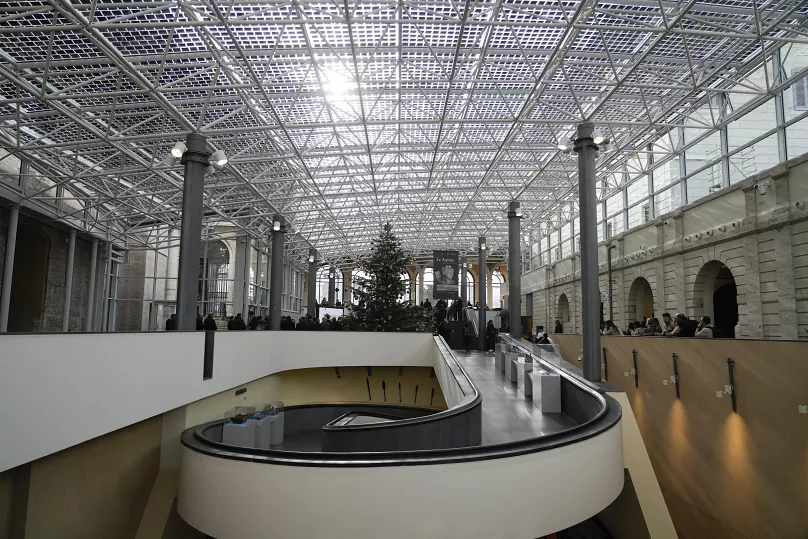 Vatican Photovoltaic Roof Indoors