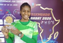 Elizabeth Anyanacho: First Nigerian Female Taekwondo Athlete at Two Olympics — Key Lessons for Success Elizabeth Anyanacho celebrates taekwondo victory at two Olympics