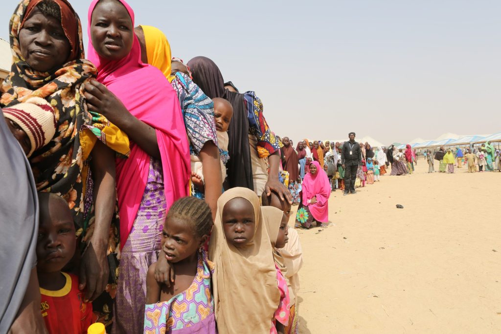 Displaced families in a Borno state camp flee Boko Haram’s relentless violence, underscoring Nigeria humanitarian crisis.