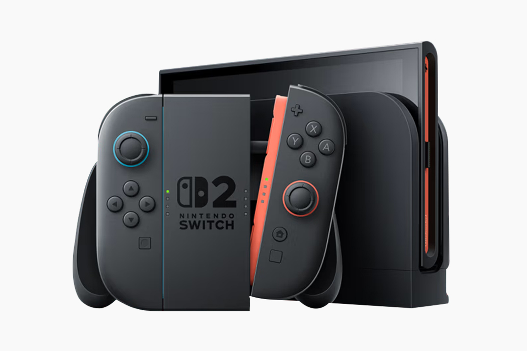 Nintendo Switch 2 console with Joy-Con controllers