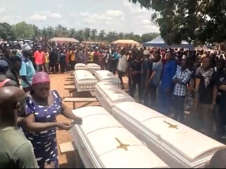 Memorial service for victims of the Yelewata massacre