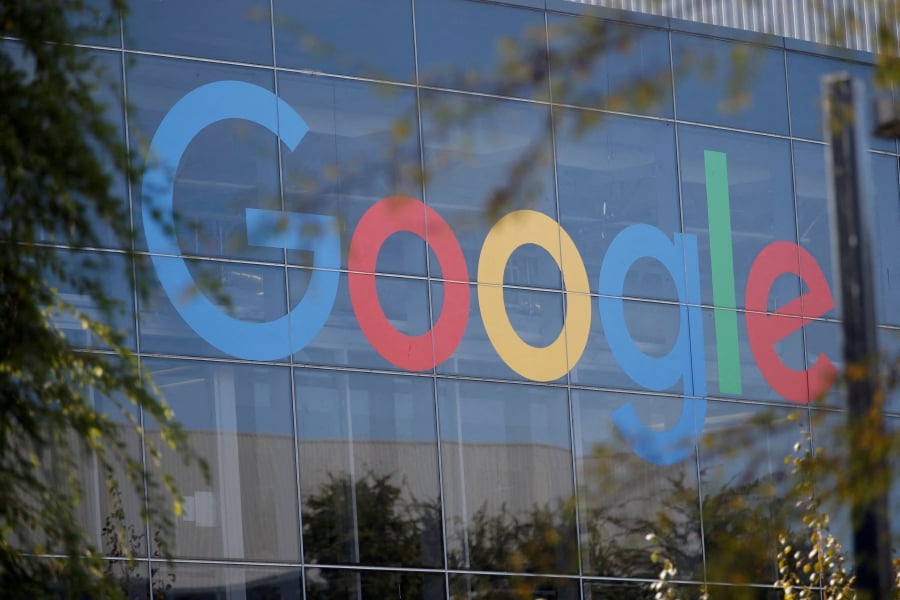 Google logo outside European Court of Justice